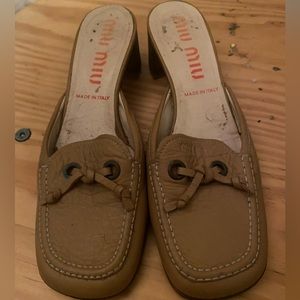 Vintage Miu Miu mules